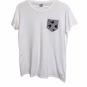 Gildan mini mouse inspired pocket t-shirt